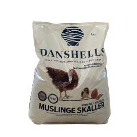 Muslingeskaller til høns, 15 kg Muslingeskaller til høns, 15 kg