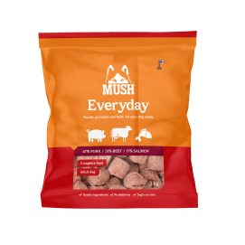 MUSH Everyday Rød - Gris, okse, laks - vælg størrelse