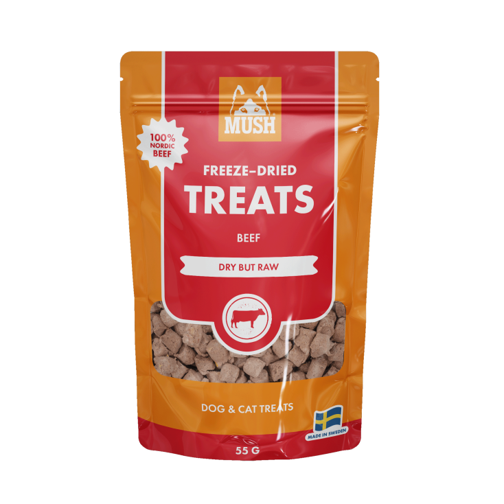 MUSH Freeze-dried Treats - BEEF - 55g