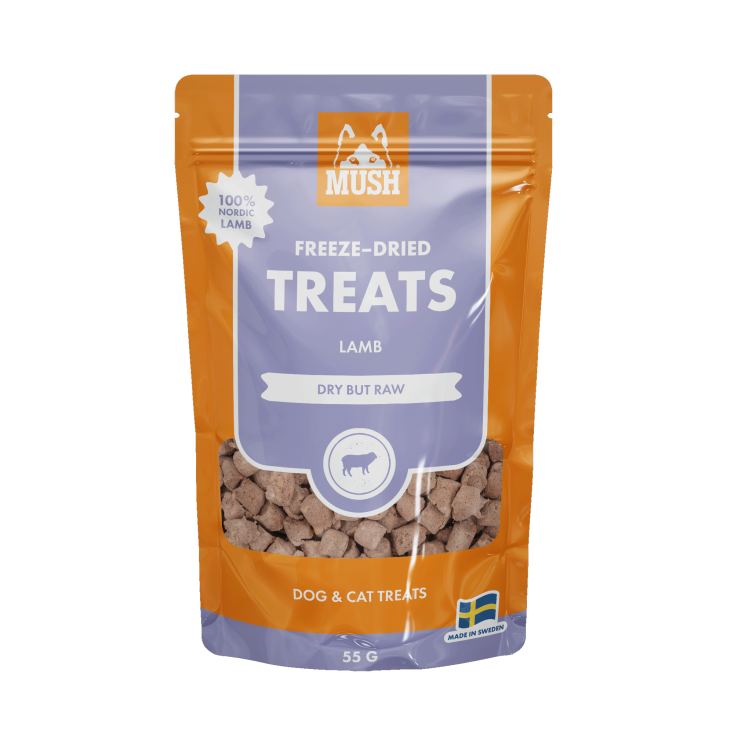 MUSH Freeze-dried Treats - LAMB - 55g