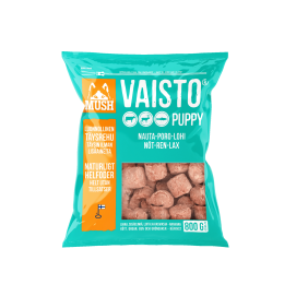 MUSH Vaisto Puppy Isblå - Okse, rensdyr, laks - vælg størrelse