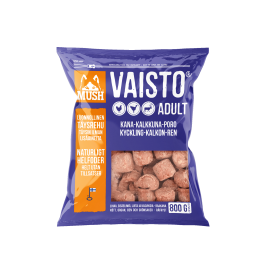 MUSH Vaisto Lilla - Kylling, kalkun & rensdyr - 800g