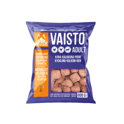 MUSH Vaisto Lilla - Kylling, kalkun & rensdyr - 800g