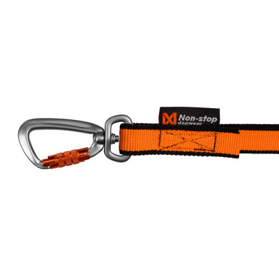 Bungee Leash Orange/Black - Non-Stop Dogwear